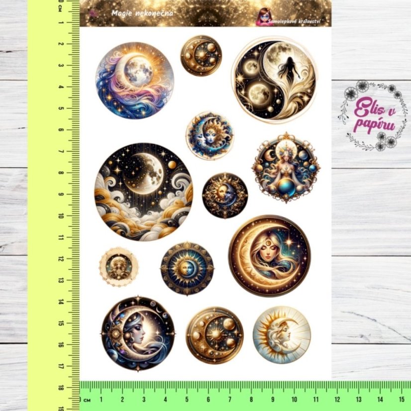 Magie nekonečna | Samolepky do diáře