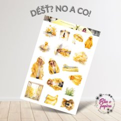 Déšť? No a co! | Samolepky do diáře