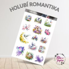 Holubí romantika | Samolepky do diáře
