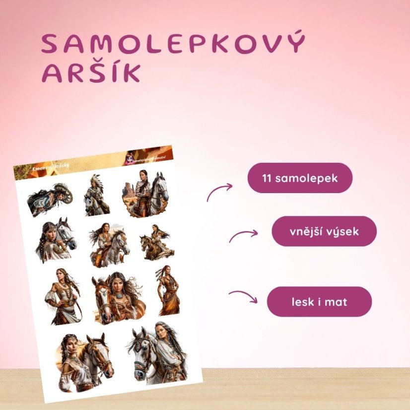 Kmenové krásky | Samolepky do diáře