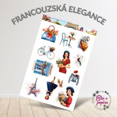 Francouzská elegance | Samolepky do diáře