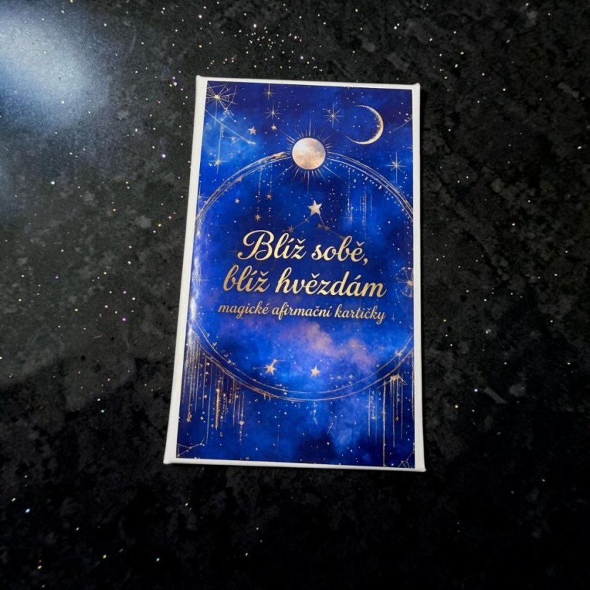 Blíž sobě, blíž hvězdám | magické afirmační kartičky | limitka