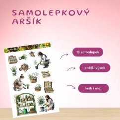 Tichá zahrada | Samolepky do diáře