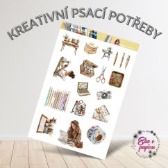 Kreativní psací potřeby | Samolepky do diáře