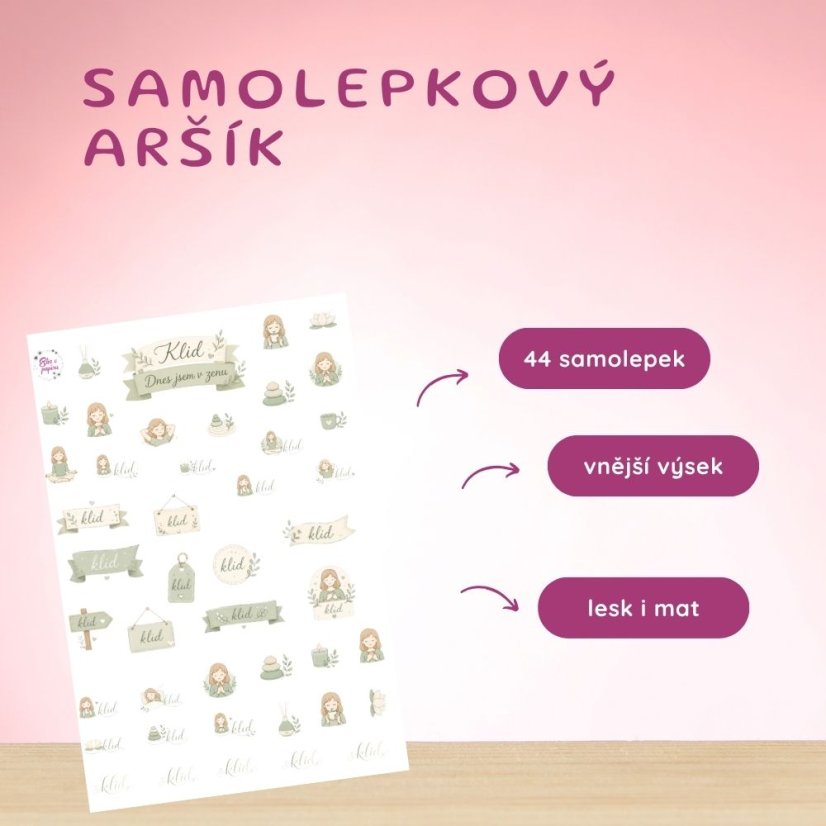 Klid | Menší funkční aršík