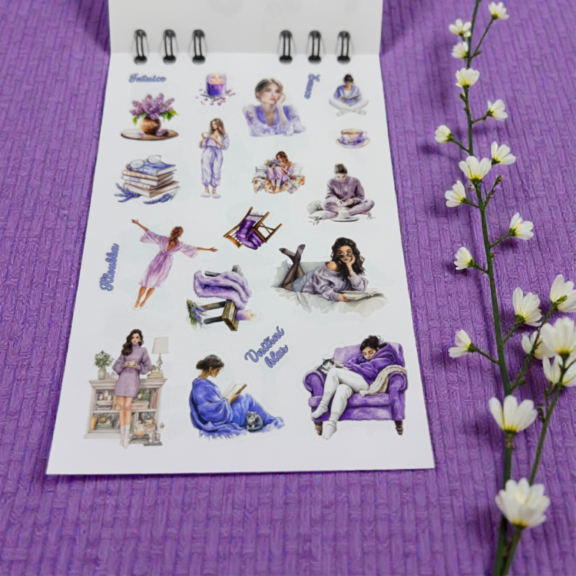 Samolepková knížka: Když mluví barvy