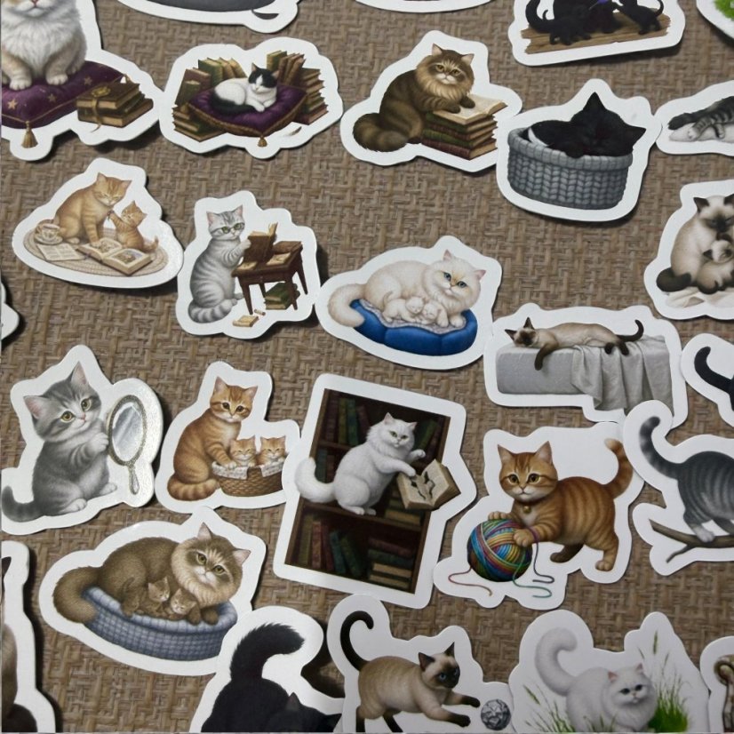 Kočičky | Malé kusové samolepky pro diář i scrapbook