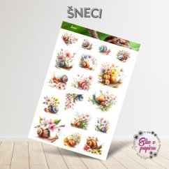 Šneci | Samolepky do diáře
