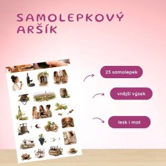 Na skleničce vína | Samolepky do diáře