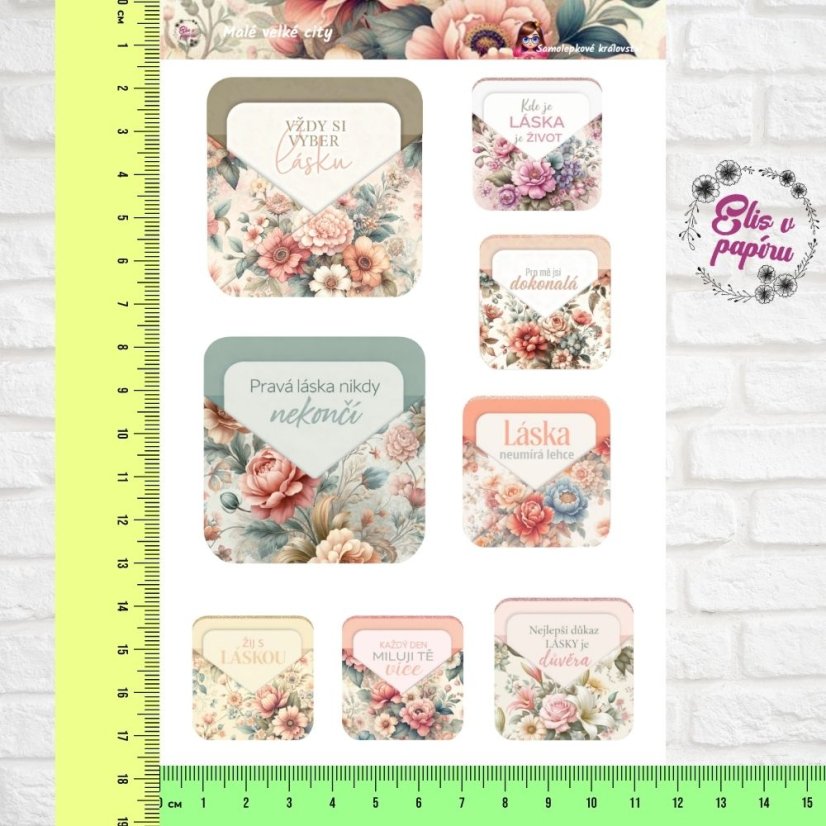 Malé velké city | Samolepky do diáře