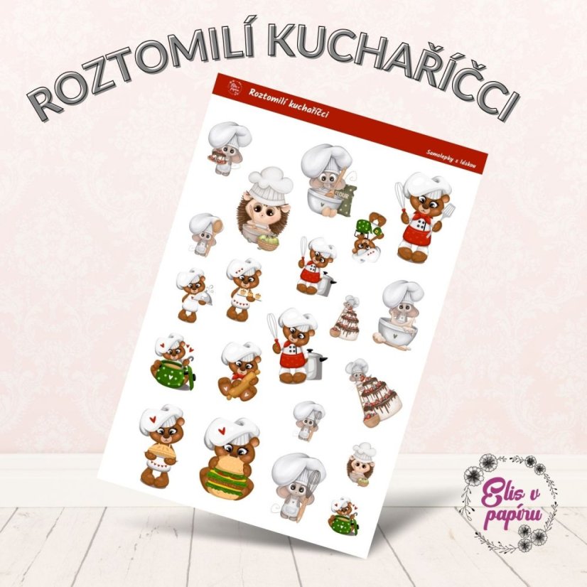 Samolepky nejen pro děti s motivy roztomilých zvířátek