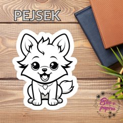 Samolepka zobrazuje veselého a roztomilého kresleného pejska, který se těší na každé tvé dobrodružství. Perfektní do diáře pro zdůraznění důležitých okamžiků nebo jen pro radost. Samolepka zobrazuje veselého a roztomilého kresleného pejska, který se těší na každé tvé dobrodružství. Perfektní do diáře pro zdůraznění důležitých okamžiků nebo jen pro radost.