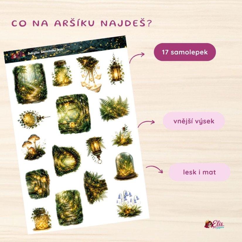 Kouzelný les | Limitovaná sada | Lesk a mat