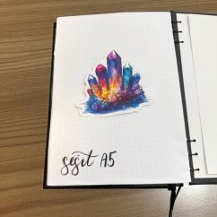 Světlo ukryté v krystalech | Samolepky do diáře