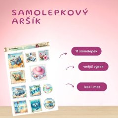 Letní známky | Samolepky do diáře