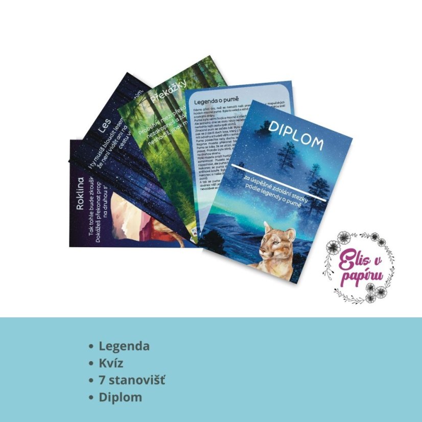 Představte dětem kulturu argentinských indiánů pomocí legendy o pumě a následně jim podle legendy připravte stezku.