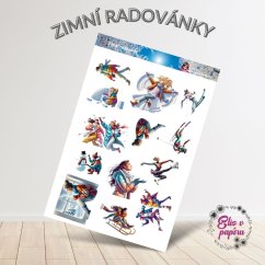Zimní radovánky | Samolepky do diáře