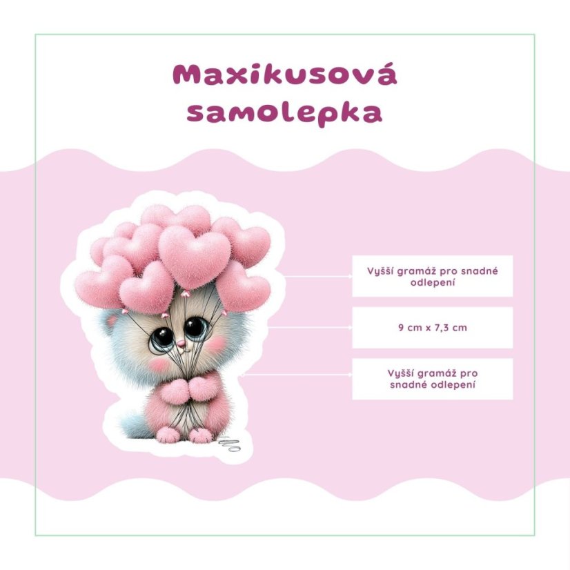 Něžné kotě | Samolepky do diáře