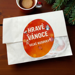 Hravé Vánoce | Velké kusové samolepky do diáře i pro scrapbook