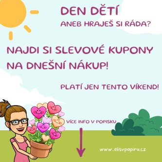 Hraješ si ráda? Den dětí na e-shopu s překvapivou výzvou!