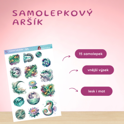Znamení zvěrokruhu – Ryby | Samolepky do diáře