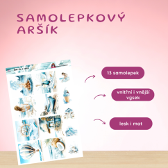 Šum vln a srdce | Samolepky do diáře