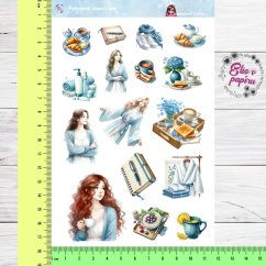 Pohodové zimní ráno | Samolepky do diáře