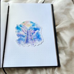 Schody do nebe | Maxi kusová samolepka pro diář i scrapbook