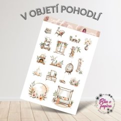 V objetí pohodlí | Samolepky do diáře