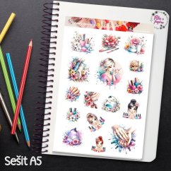 Kouzlo manikúry | Samolepky do diáře