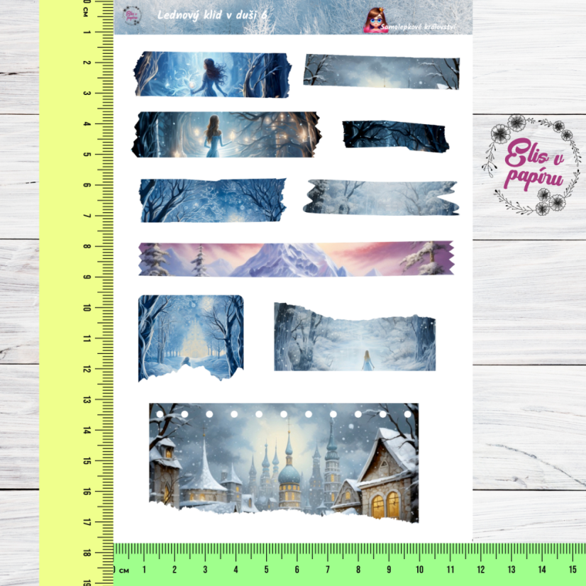 Lednový klid v duši | Měsíční samolepkový kit | 2026
