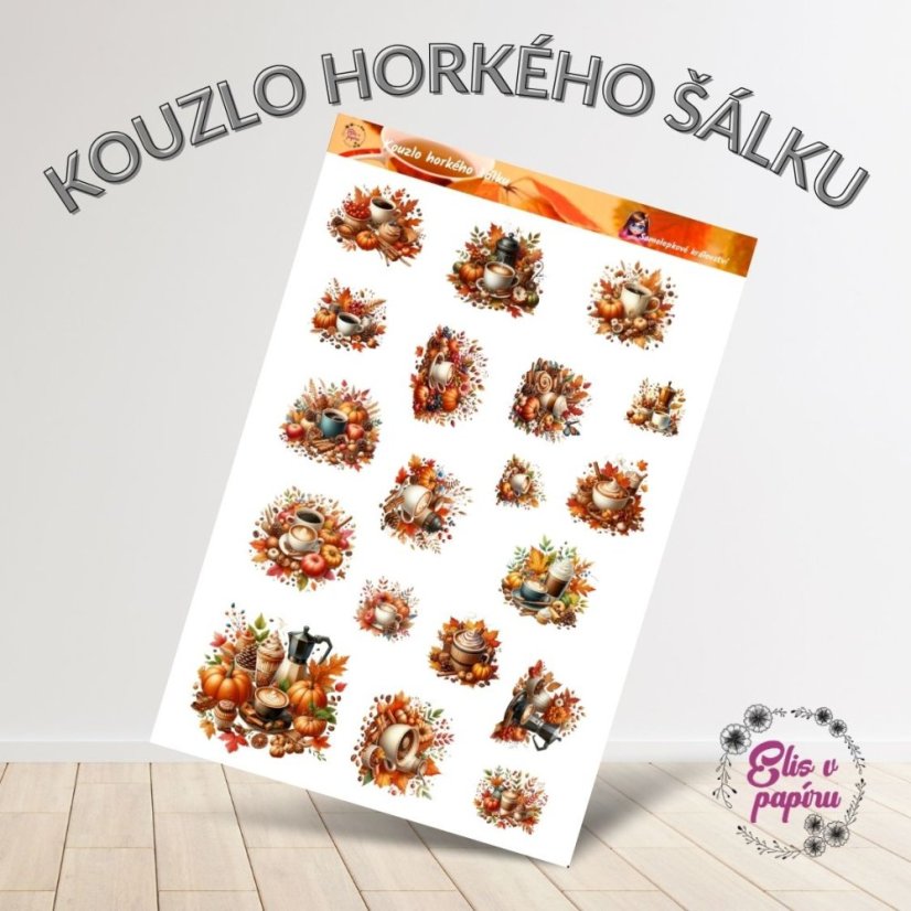 Kouzlo horkého šálku | Samolepky do diáře