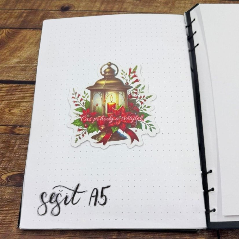 Čas pohody a světýlek | Samolepka do diáře
