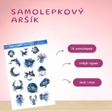 Hvězdy pod hladinou | Samolepky do diáře