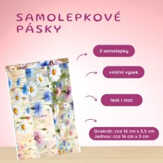 Vůně divokých květů | Samolepky do diáře - obrázkové pásky