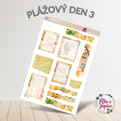 Plážový den 3 | Samolepky do diáře