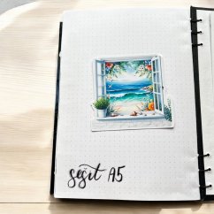 Letní okno | Samolepky do diáře