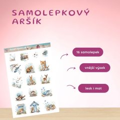Roztomilí obyvatelé pobřeží | Samolepky do diáře