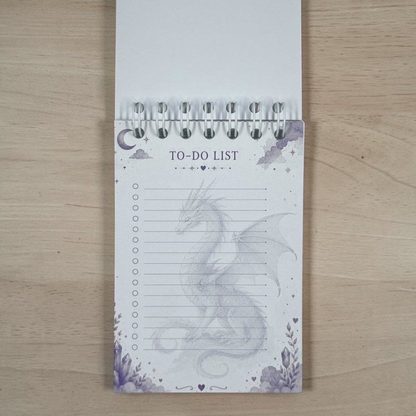 Dračí mise | To-do blok s 10 dračími motivy
