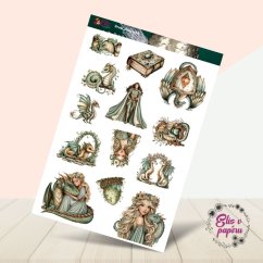 Dračí princezna | Samolepky do diáře