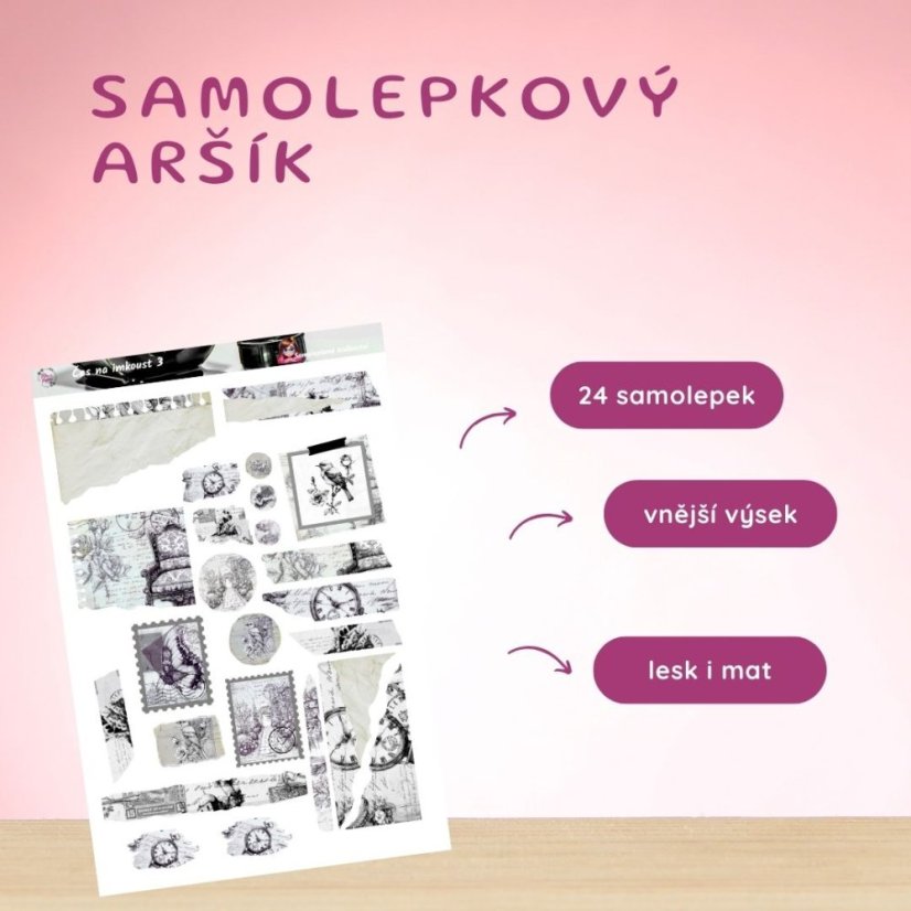 Čas na inkoust 3 | Samolepky do diáře