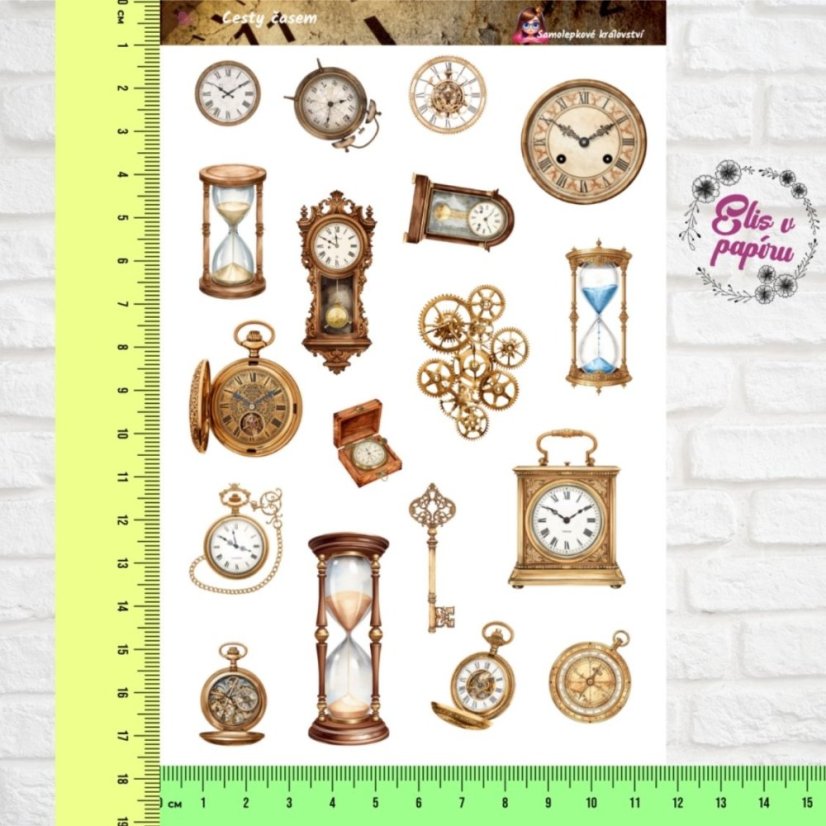 Cesty časem | Samolepky do diáře