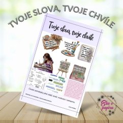 Samolepková knížka: Tvoje slova, tvoje chvíle | Motivační i vtipné samolepky do diáře