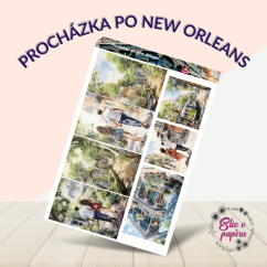 Procházka po New Orleans | Samolepky do diáře