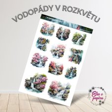 Vodopády v rozkvětu | Samolepky do diáře