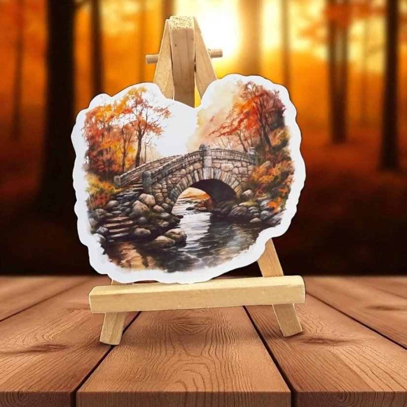 Podzimní most | Samolepky do diáře