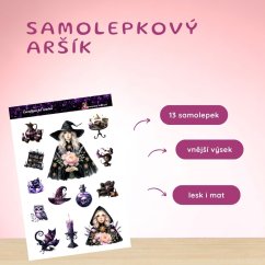 Čarodějnická sezóna | Samolepky do diáře | Limitka