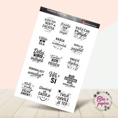 Povzbuzení každý den | Samolepky do diáře