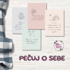 Pečuj o sebe | Afirmační kartičky