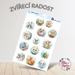 Zvířecí radost | Samolepky do diáře
